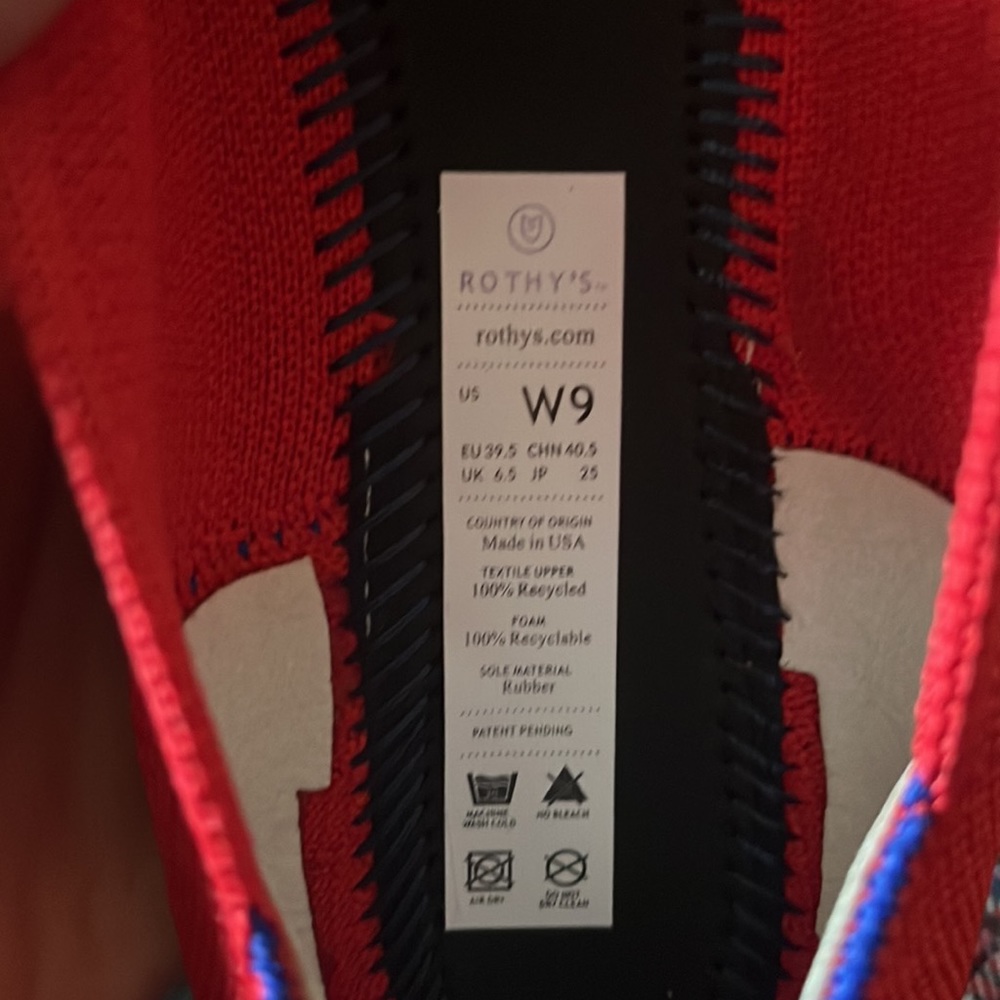 Nwot Rothy’s Original The Point In Red - image 5